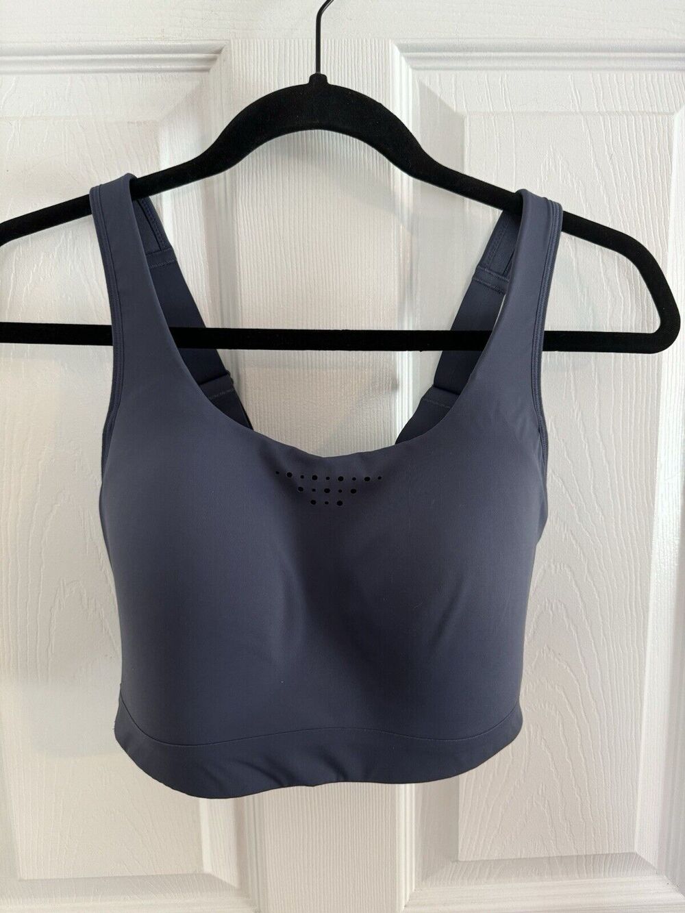 Athleta Womens 34DD Phenomena Sports Bra Black Criss Cross Back High Impact